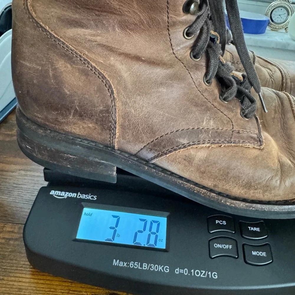 Thursday Boot Co Captain Arizona Adobe Brown Leather Lace Up Men 11.5 Boots